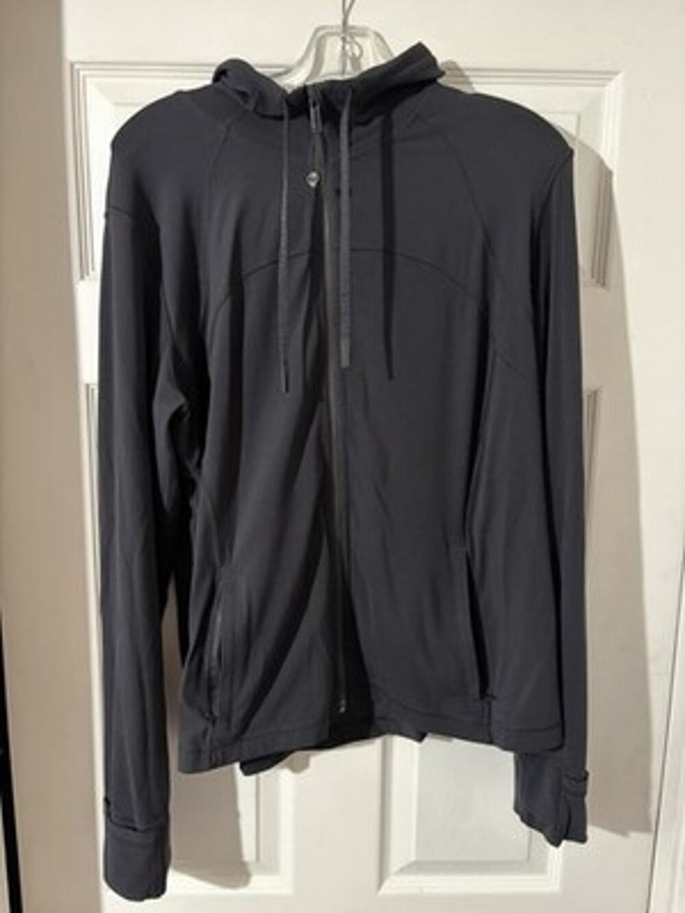 Lululemon Hooded Define Jacket Nulu Black Sz 16 W4BQYS